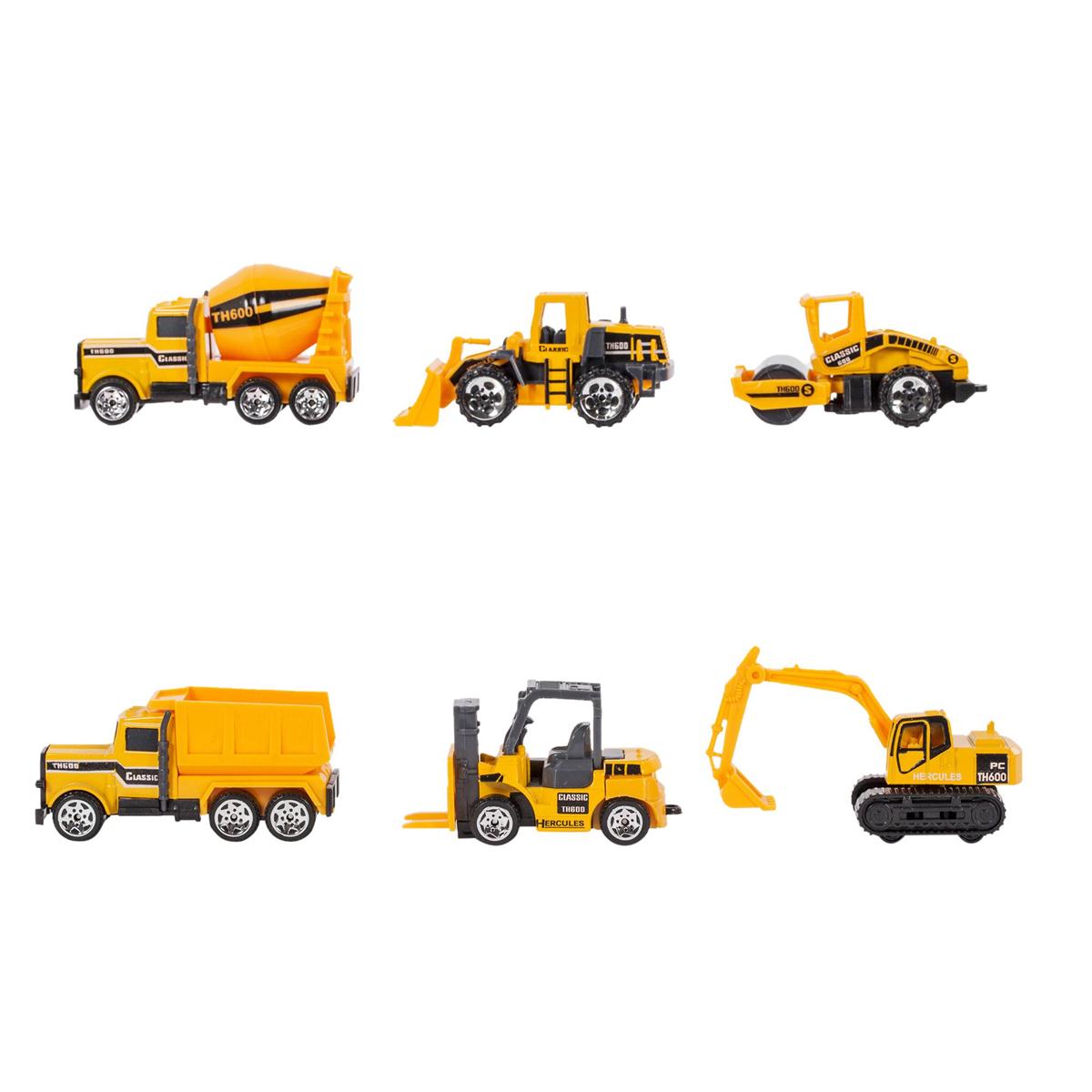 1:64 Diecast Construction Truck 2/s (Free Wheel),  Window box