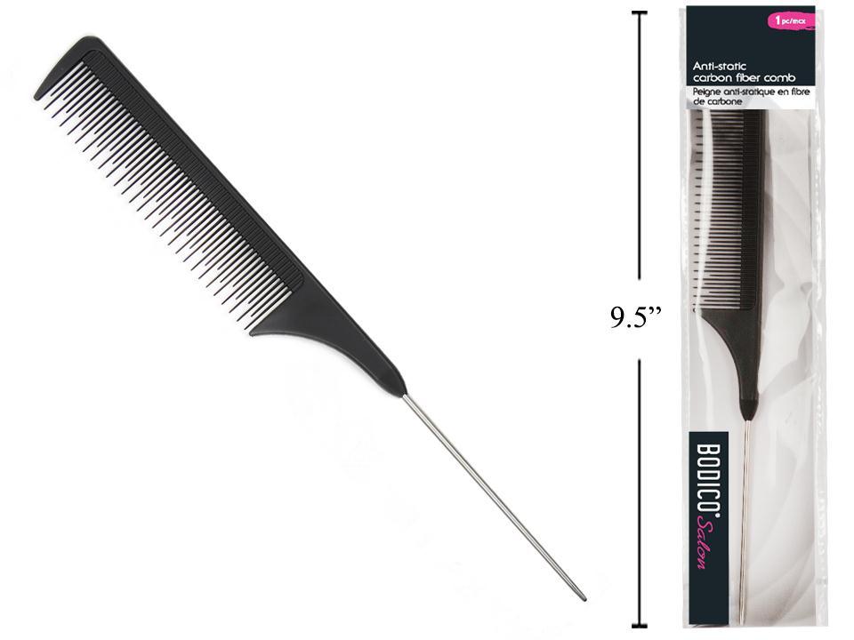 Bodico, Anti Static Carbon Fiber Comb/Pick, 23.5x3cm, OPP bag