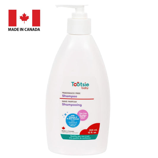 Tootsie Baby, 354ml Shampoo Unscented,Tear-free,Made in Canada