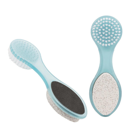 Bodico 3 in 1 Foot Brush, 3col,pp zip tieswrapper(HZ)