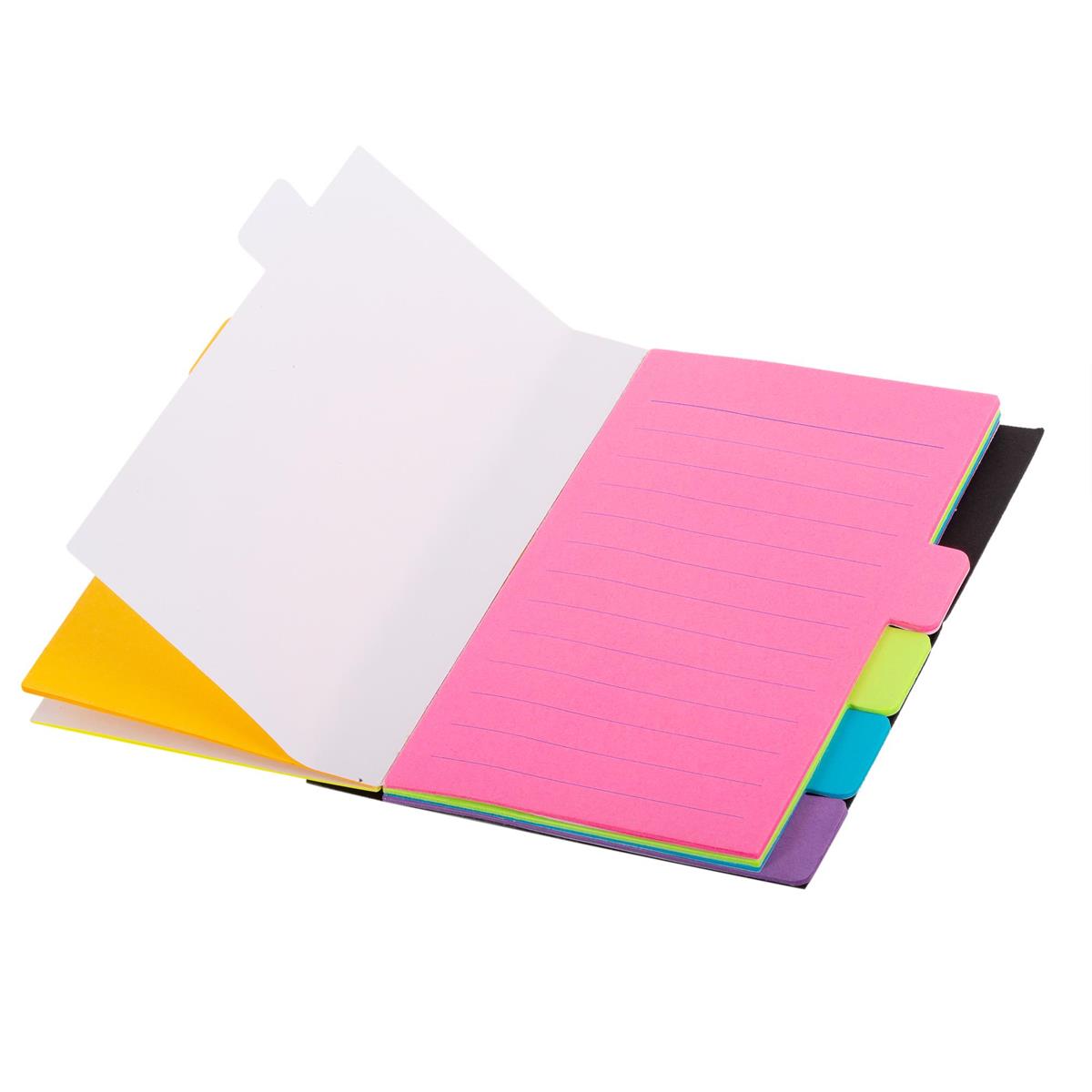 O.WKs. 60 Sheet/6 index tabs Ruled Sticky Notes, PBH