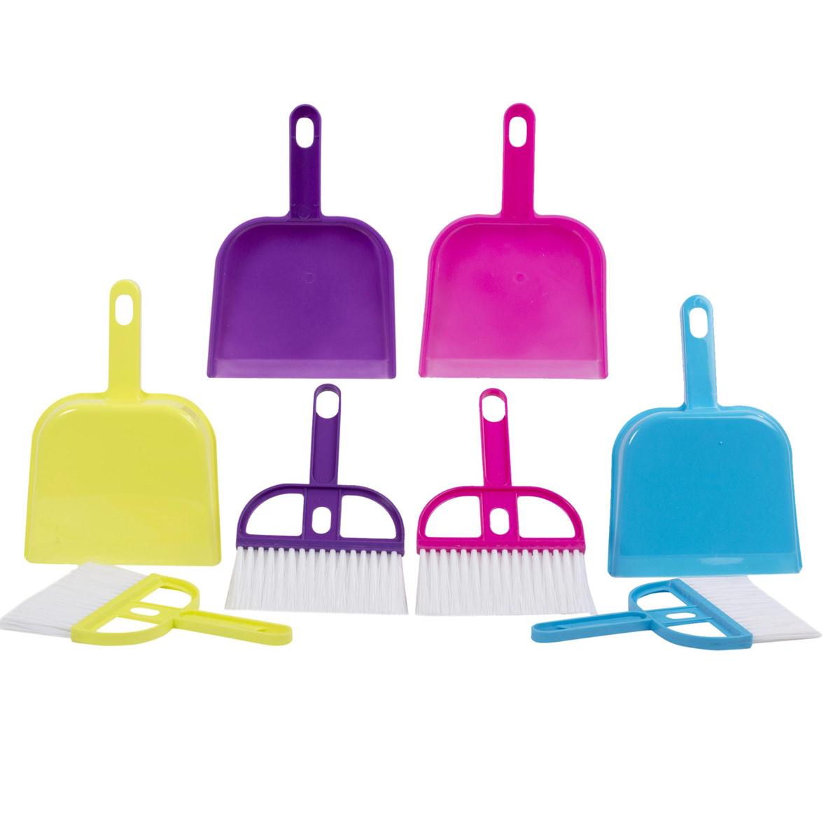 Action 1, Mini Dustpan w/ Brush 4 col, wrap card