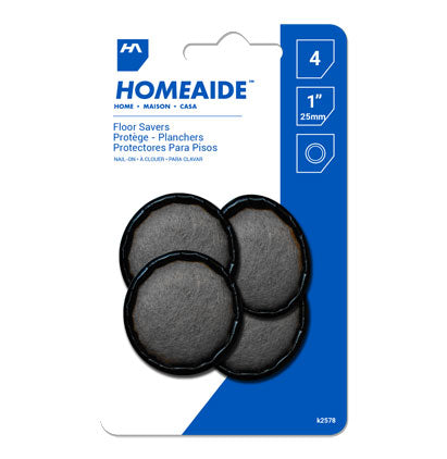 FLOOR SAVERS - 4 1" NAIL-ON 25MM