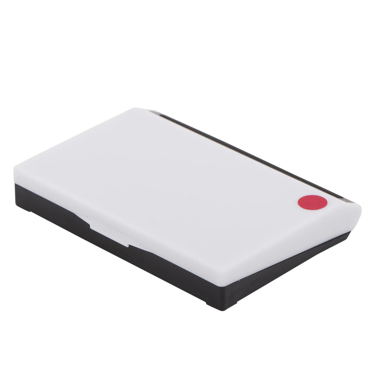 O.WKs. Pre-Inked Stamp Pad, 3 Col. 12 Blk, 8 Blue, 4 Red