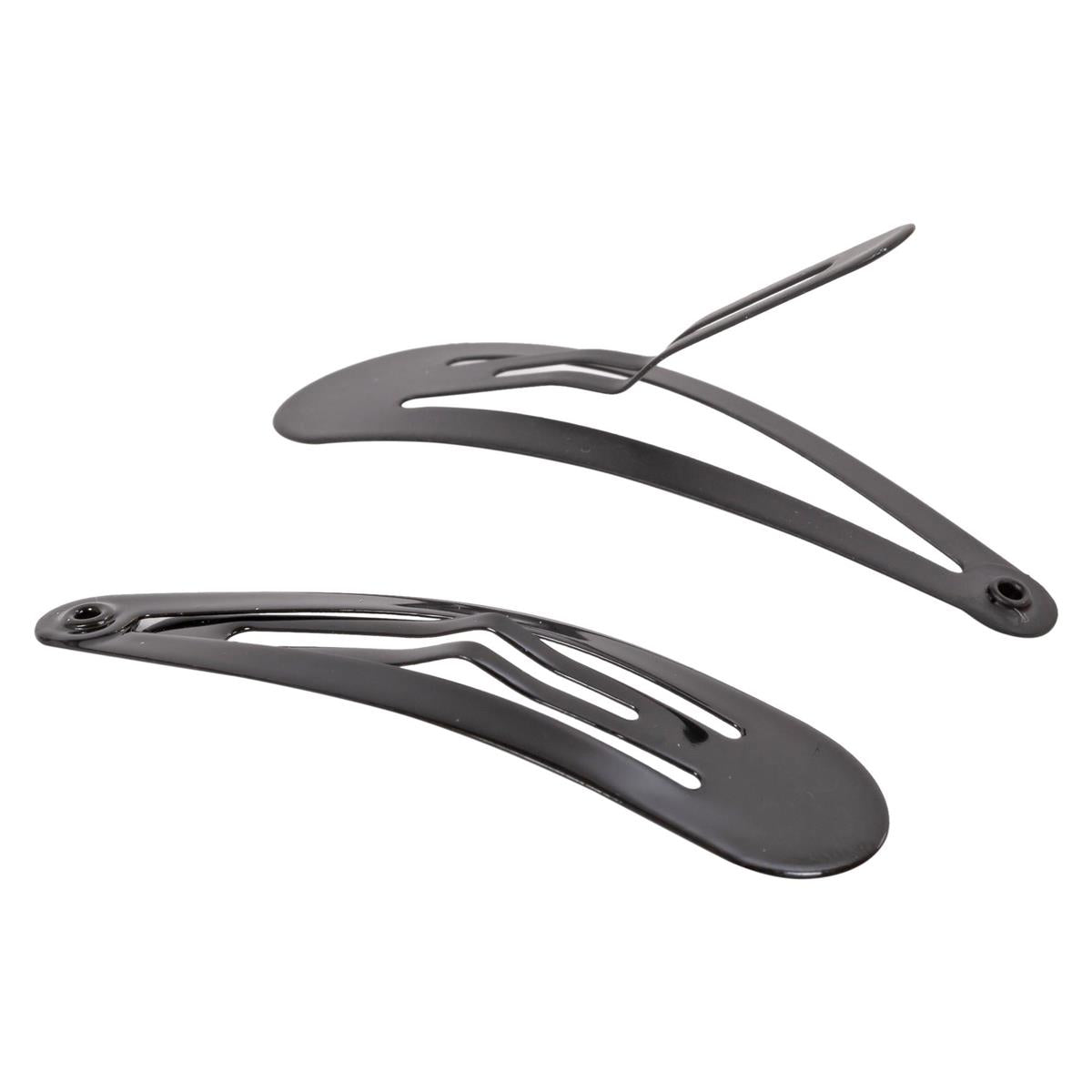 Stylin, 14p Black Snap Barrettes header card