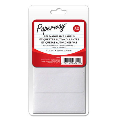 80 SELF-ADHESIVE LABELS