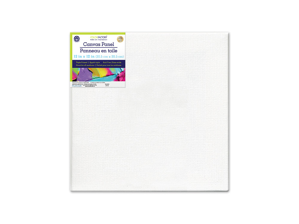 Canvas Panels Primed: 12"x12" Artist Quality