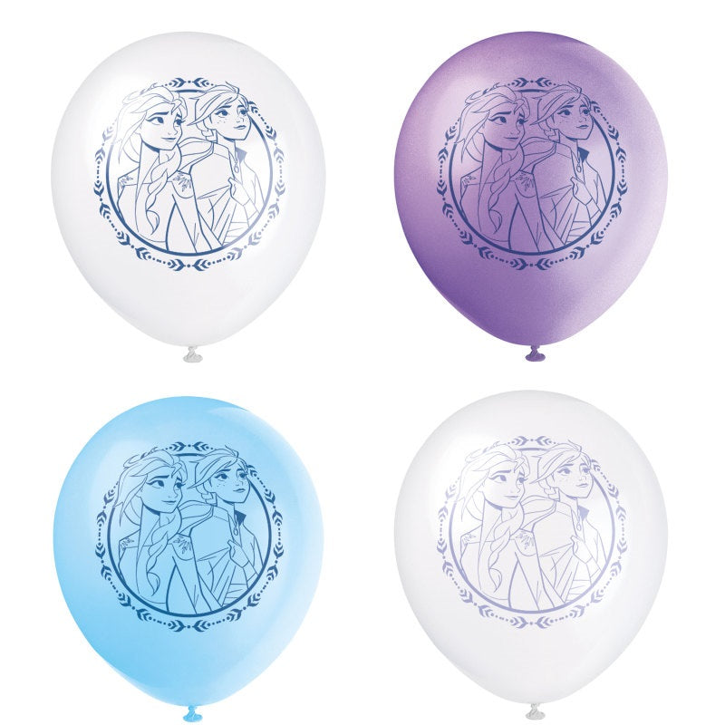 Disney Frozen 2 12" Latex Balloons  8ct