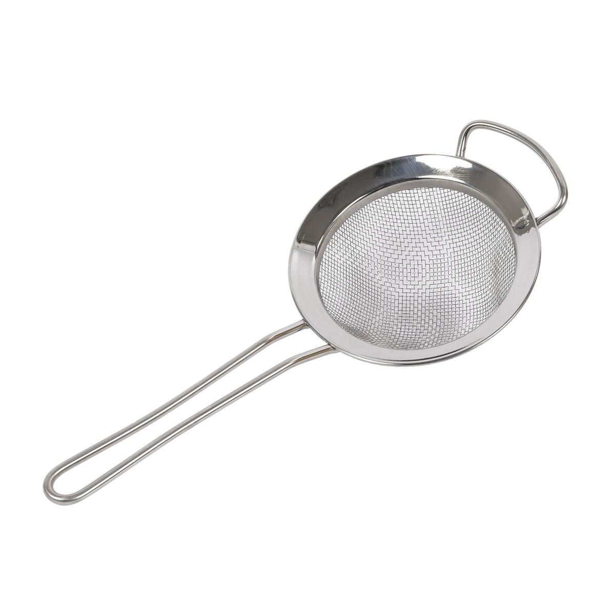 L.Gourmet 4" S/S Mesh Strainer Strainer w/ Rect.Support (CP)
