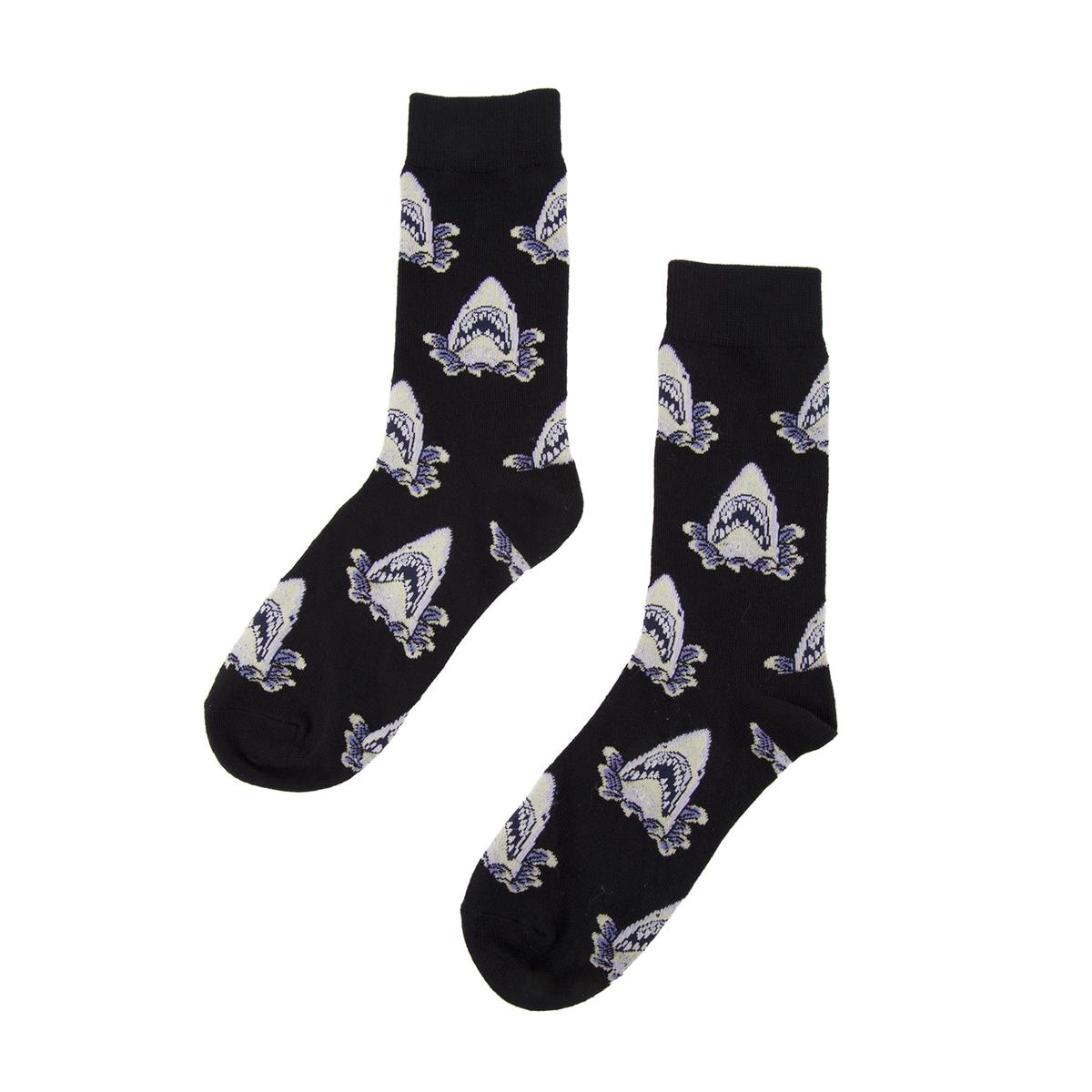 SOX, Men's Socks, Shark Bite! ,cotton/polyester/spandex, hc