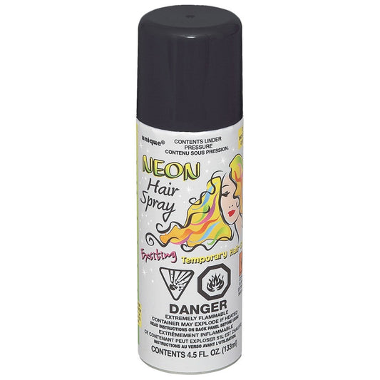 Black Neon Hair Spray  4.5 fl oz