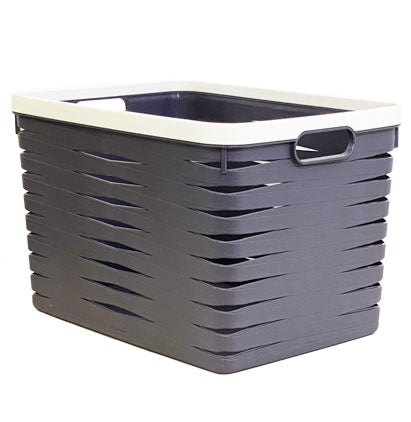 RECT.PP BASKET-GREY-M 29.5*21*19