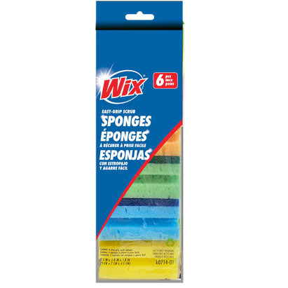 GRIP SCRUB SPONGES -6 PK