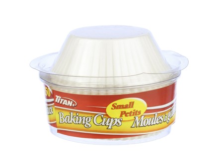 TITAN SMALL BAKING CUPS 150/PK x 48/CS