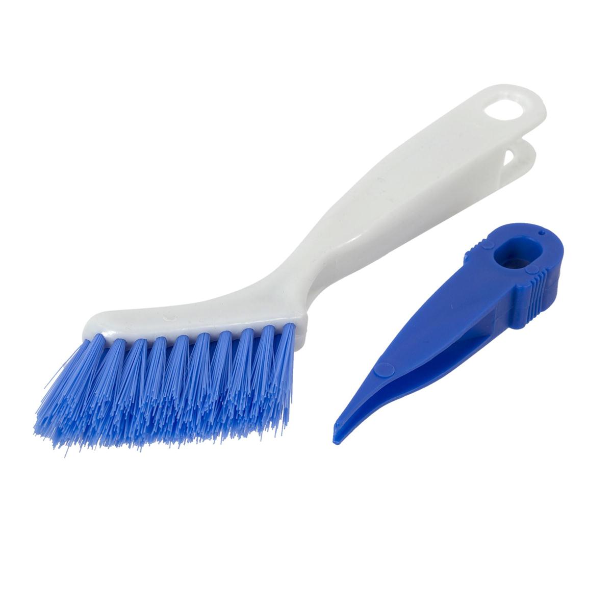 H.E.  Sliding Door Brush w/ Scraper, slide b/c