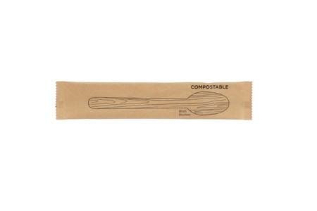 iECO BIRCH TEASPOON INDIVIDUALLY  WRAPPED PK 500/CS (1692520)