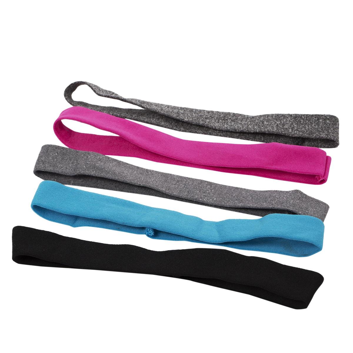 Stylin, 5-PC Stretch Headwrap 2asst, h/c