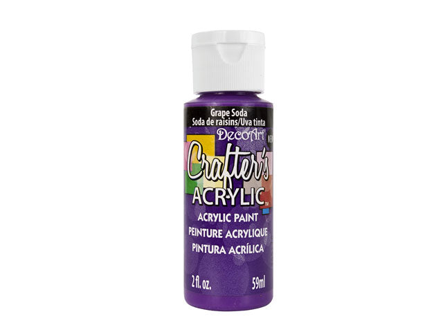 Crafters Acrylic Paint: 2oz Craft & Hobby DCA01-DCA173 A143 Grape Soda