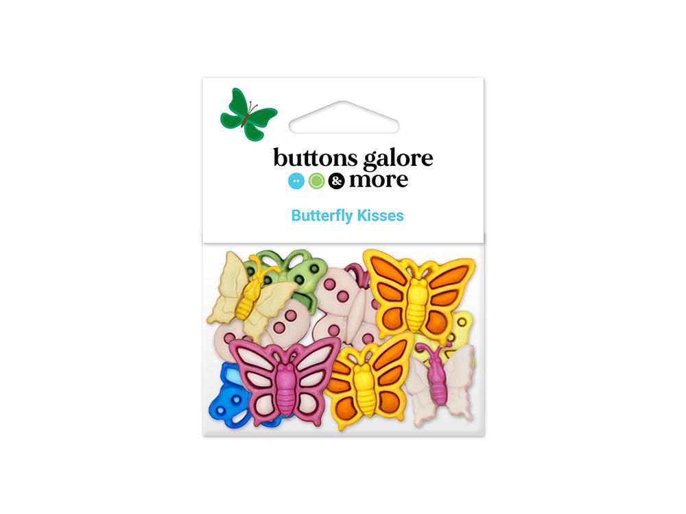 Buttons Galore & More: Craft & Sewing Novelty Buttons Asst 4252 Butterfly Kisses
