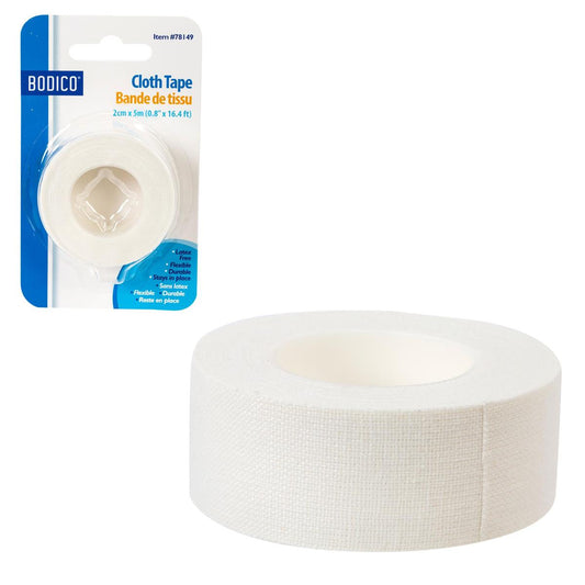 Bodico, Cloth Tape, white 2cm*5m, blister card