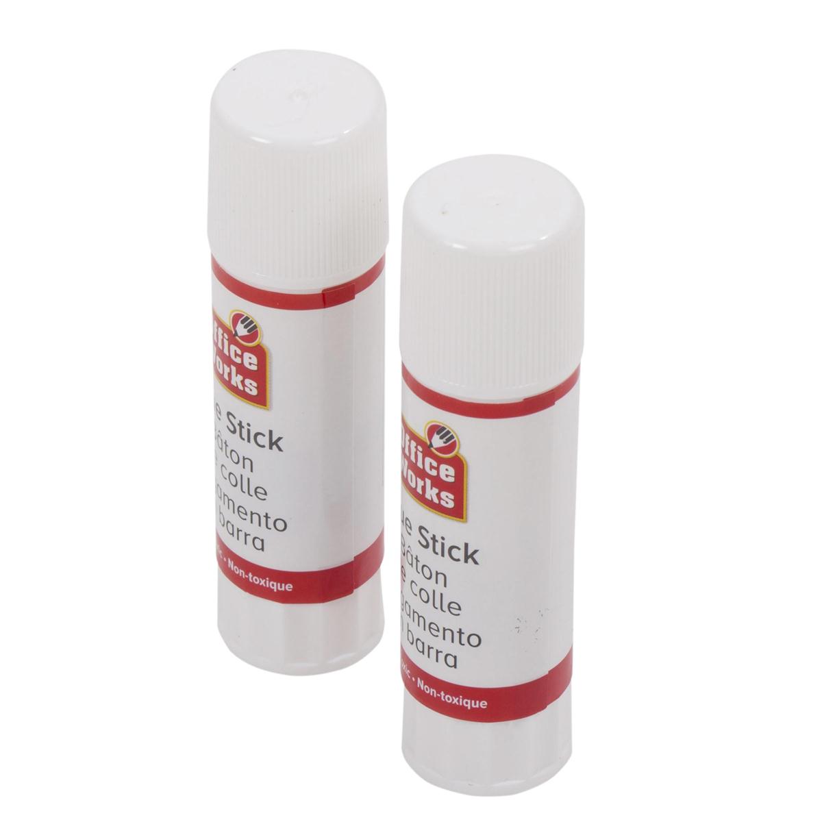 O.WKs. 2-pc 21g Glue Stick, b/c