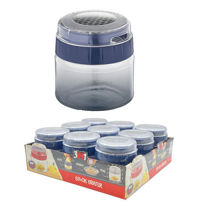 GLASS GRATER-300ML-BLUE