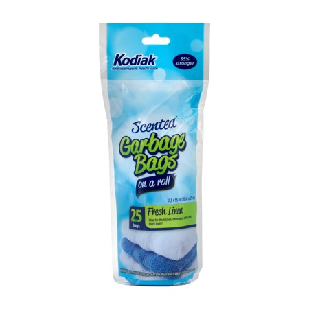 KODIAK SCENTED KITCHEN BAGS (ANY 1 OF AVAILABLE 3 SCENTS) 25/ROLL