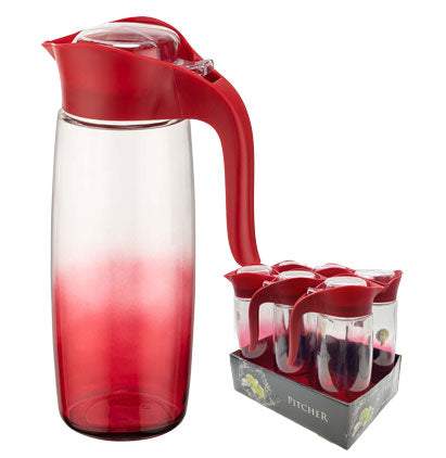 GLASS PITCHER-1.6L-RED