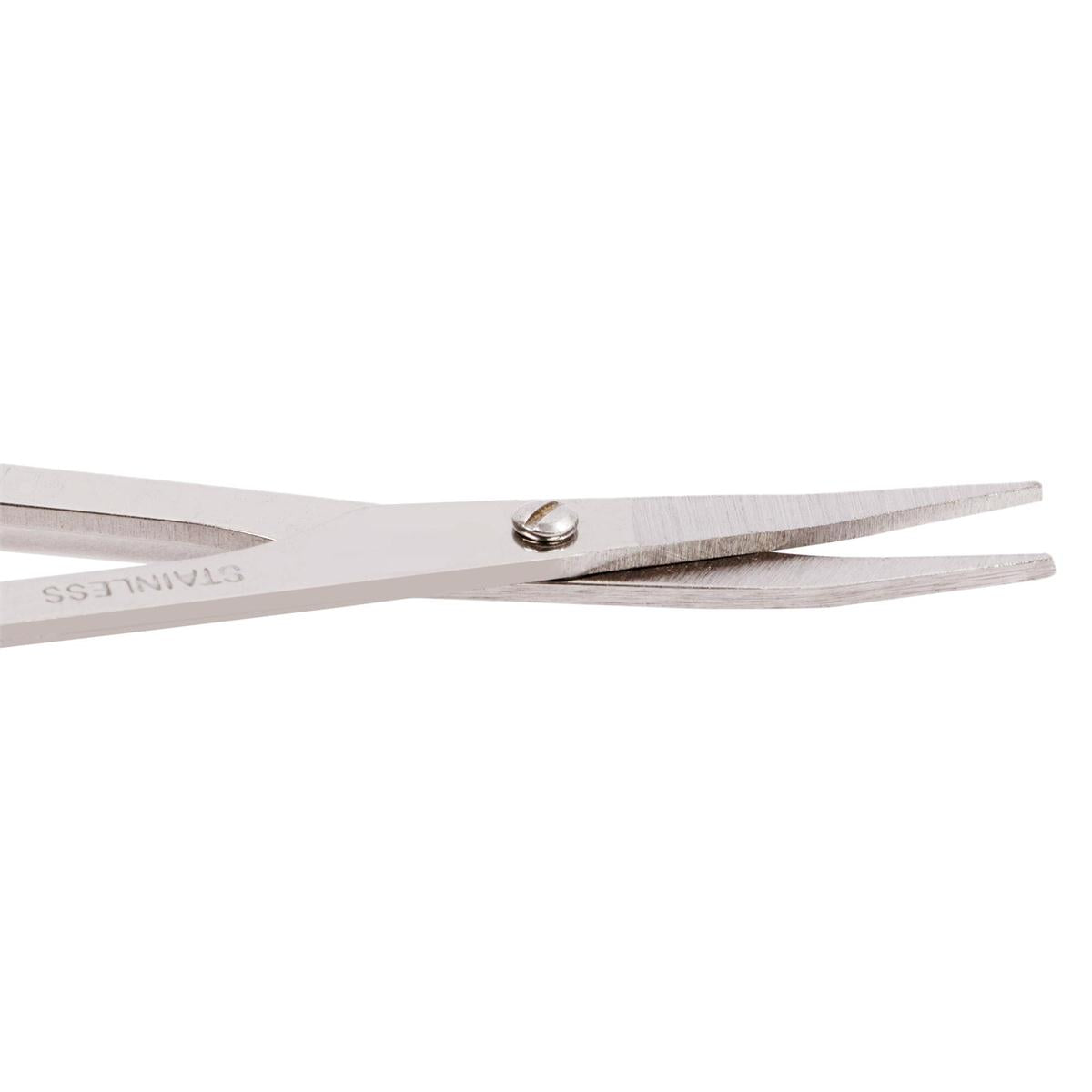 Bodico S/S Nail & Cuticle Scissors, b/c, black handle
