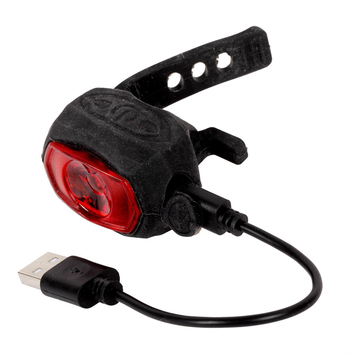 CyclePro Power Bright X USB Rechargeable Rear Light, 7LM