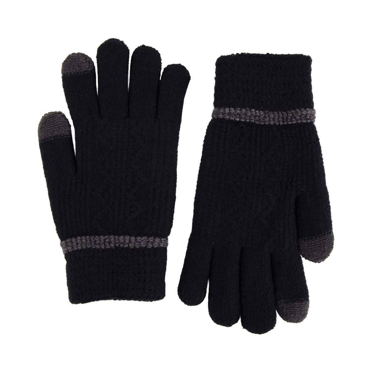 Nordic T. Knit Glove w Detail,Mens, hc