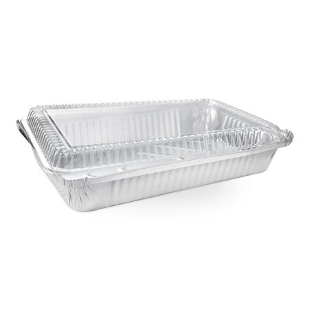 TITAN FOIL 4 LB SHALLOW ALUM TAKE OUT WITH DOME LIDS 2/PK