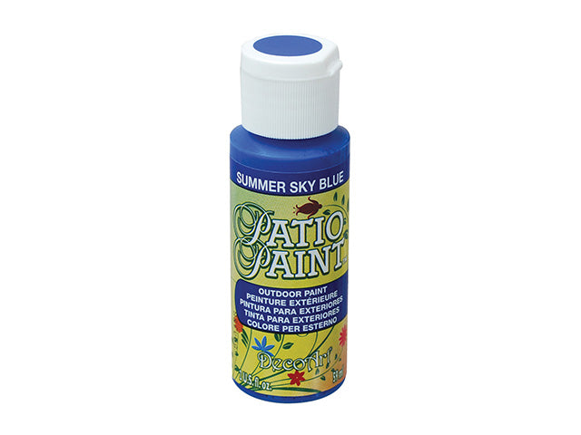 Patio Paint: 2oz Outdoor Paint 1-Step DCP06-75 DCP10 Summer Sky Blue