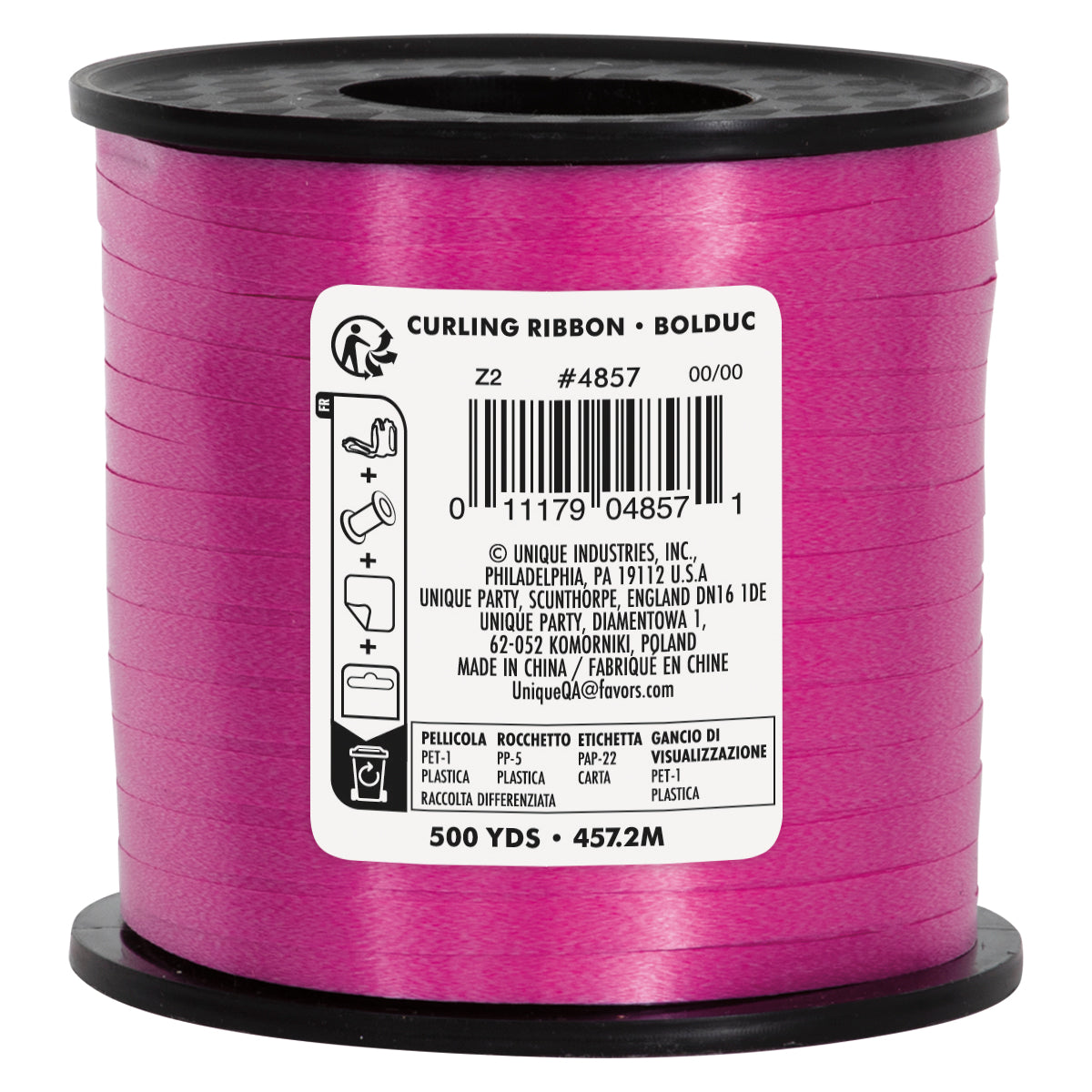 Magenta Curling Ribbon – 500 Yards Balloon & Gift Ribbon