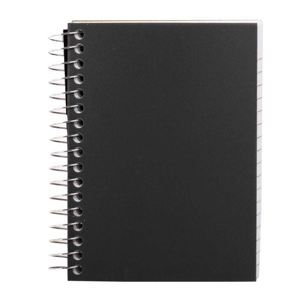 O.WKs. 4 x 5.5" 320 Pages PP Cover Notebook, 2 Col.,  (A115479)