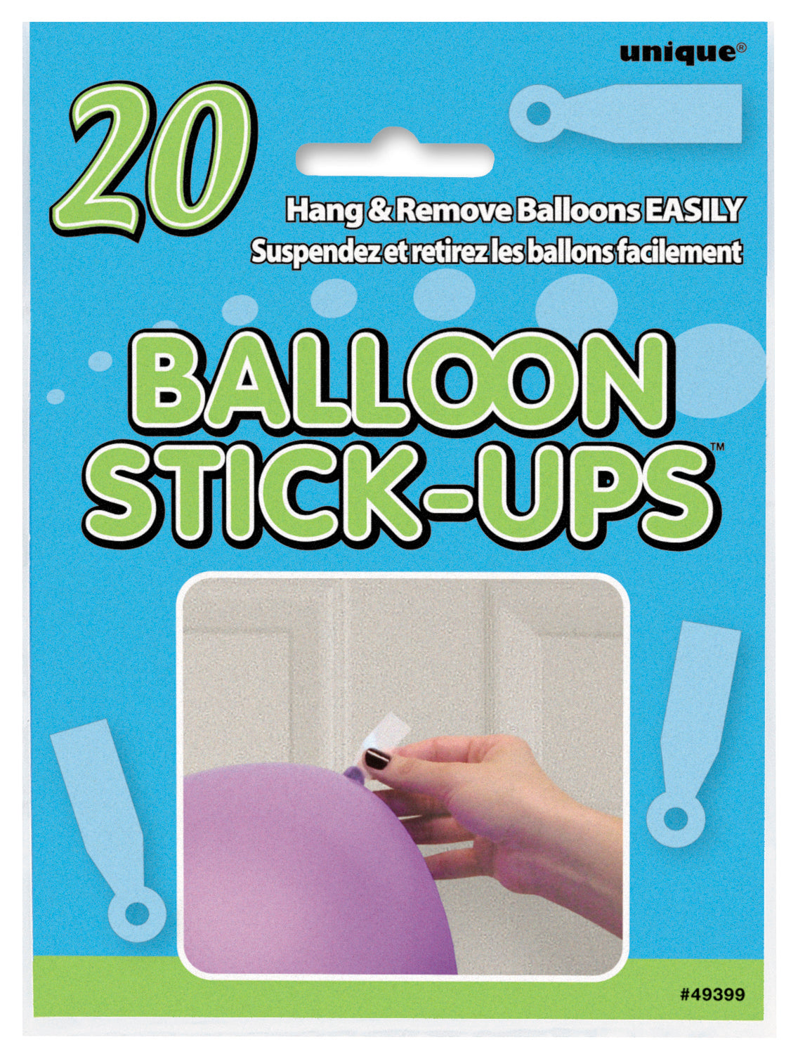 Balloon Stick-Ups  20ct