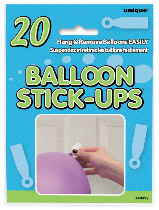 Balloon Stick-Ups  20ct