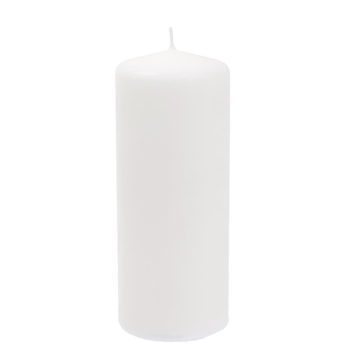 KG Radiance 8" Pillar-White Unscented, 110Hrs (Az)