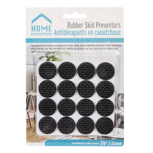 H.E. 16-pc 7/8" Dia Skid Preventors   Rubber,  b/c