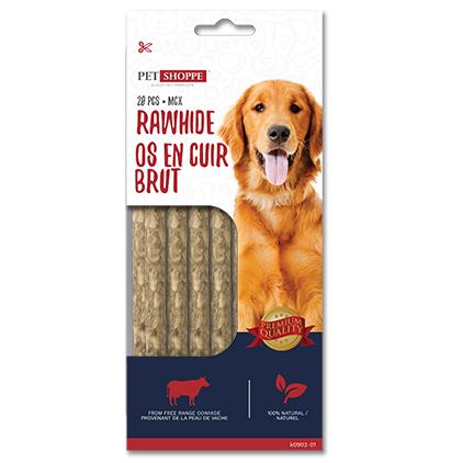 RAWHIDE STICKS WHITE - 20