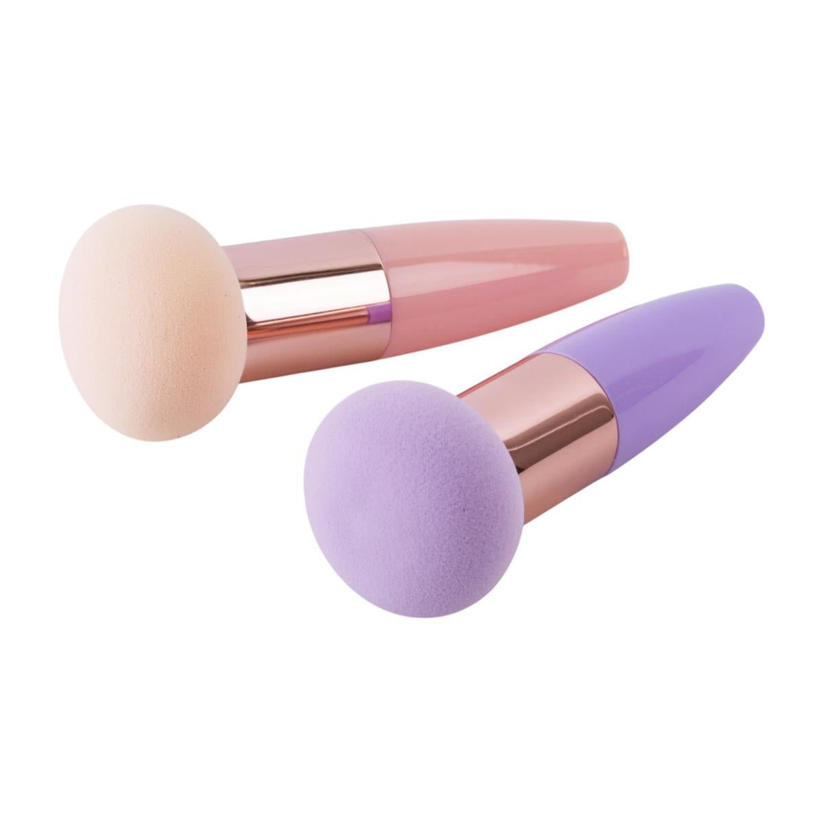 Bodico, Beauty Sponge w handle Set, 2-asst colors, blister card