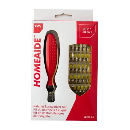 38 IN 1 RATCHET SCREWDRIVER SET