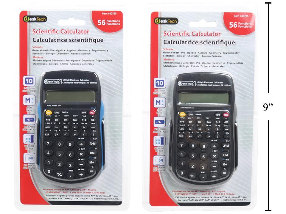 Desk Tech  Scientific Calculator,  10+2 Digit, One Calculator