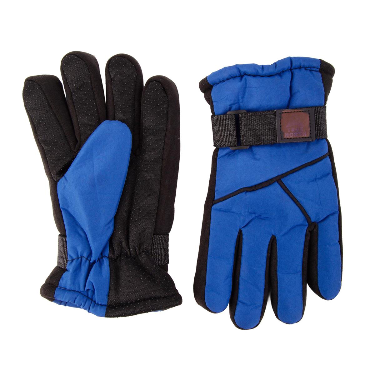 Nordic T. Youth Ski Glove, Boys,w palm grip & strap, 2 asst, hc