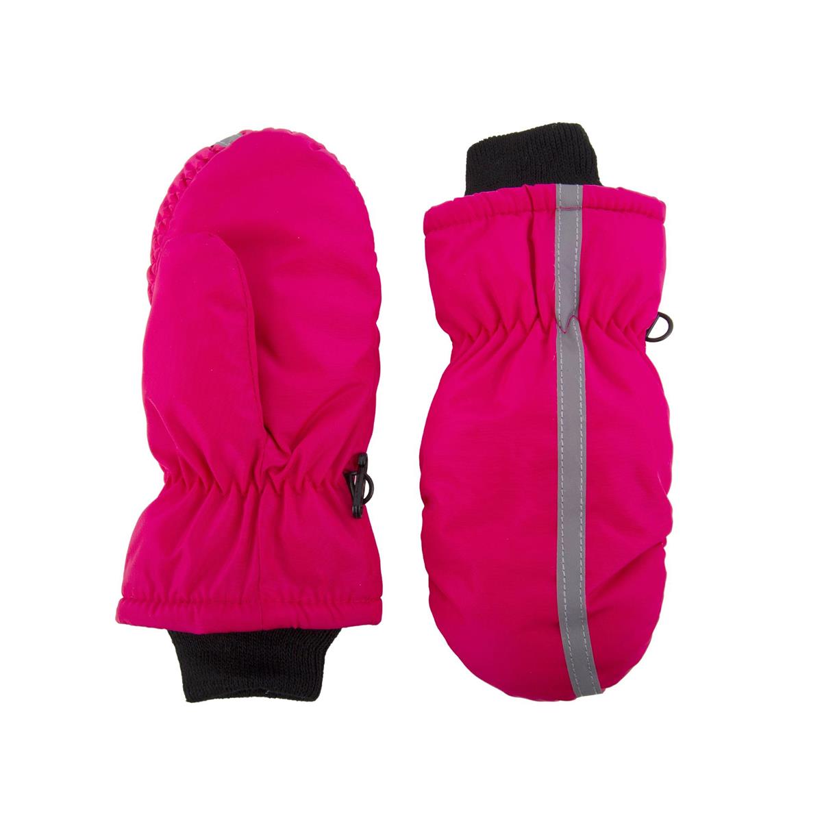NordicT. Kids Ski Mitts w Reflector 4 asst, w cuff strap, hc