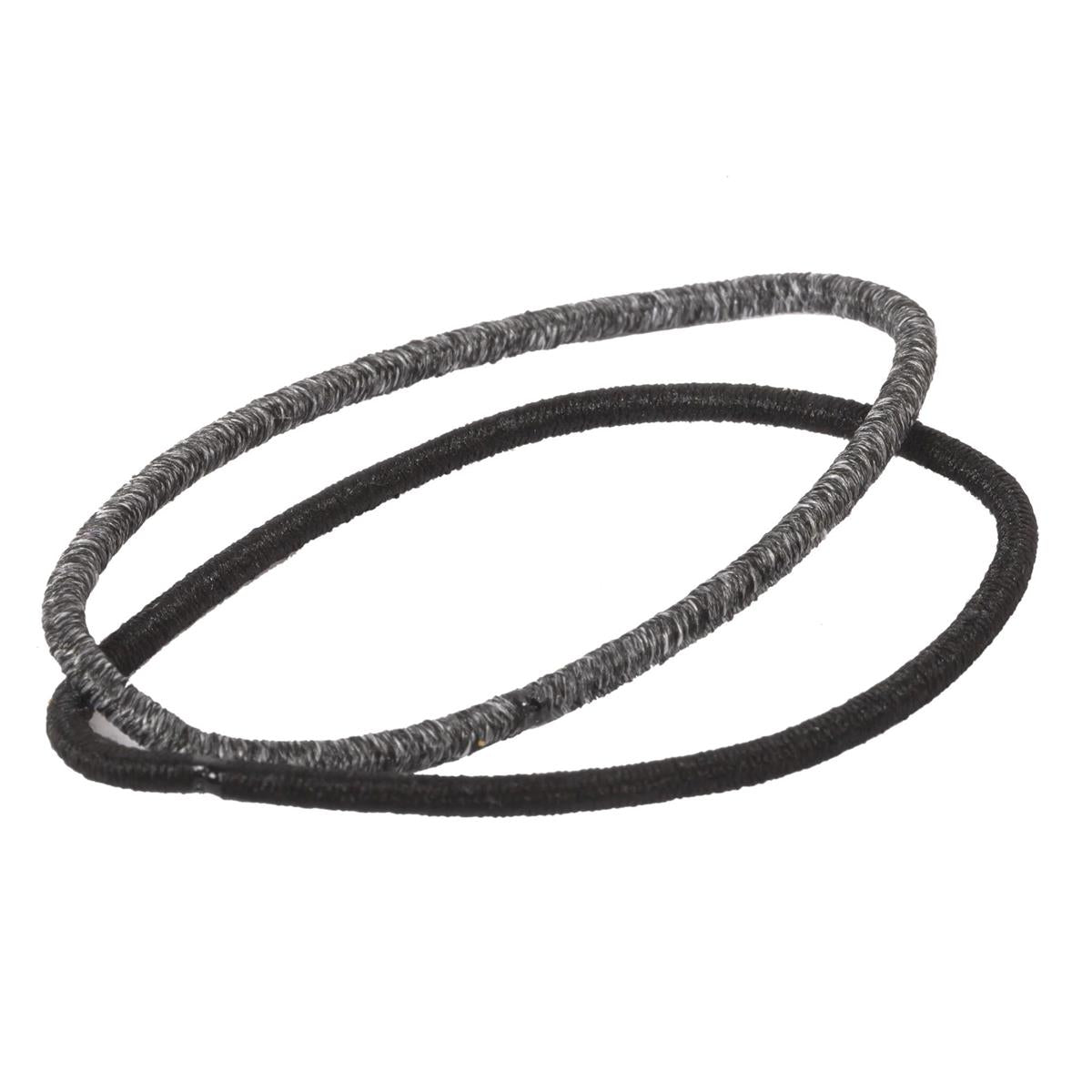 Stylin, 34p Ponyholders soid blk & heathered, header card