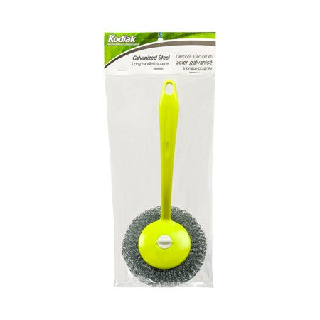 KODIAK GALVANIZED STEEL LONG HANDLED SCOURERS 1/PK