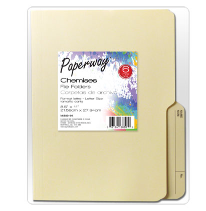 FILE FOLDERS - 6 11.6" X 9.5"