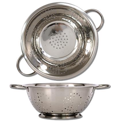 COLANDER - 9-1/2"/24CM STAINLESS STEEL