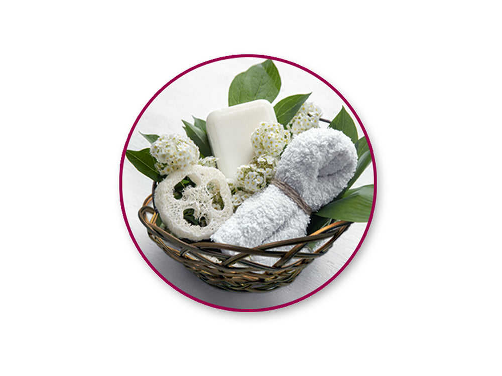 Coco Rib Basket: 4" Tray 3pc